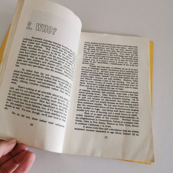 1976 Long Slow Distance Running Book DAMAGED Joe Henderson Marathon Training - Picture 7 of 10